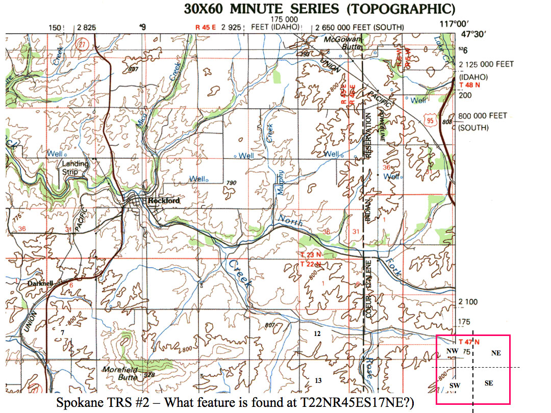 Spokane TRS Map 2