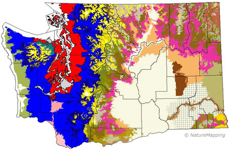 Large zone map