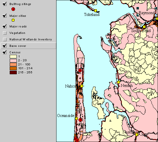 Satellite Image of Willapa Bay